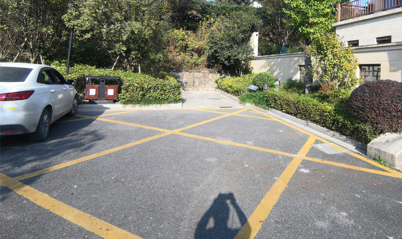 萧山搭建停车位现场